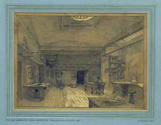 Royal Institution Laboratorium, 1872